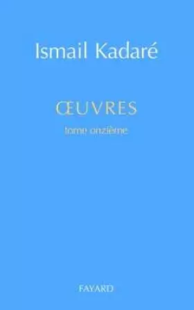 Couverture du produit · Oeuvres complètes, tome 11