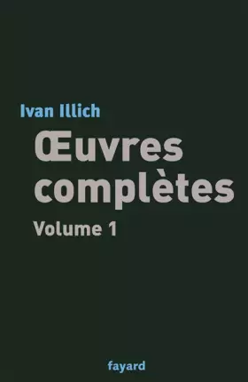 Couverture du produit · Oeuvres complètes, tome 1