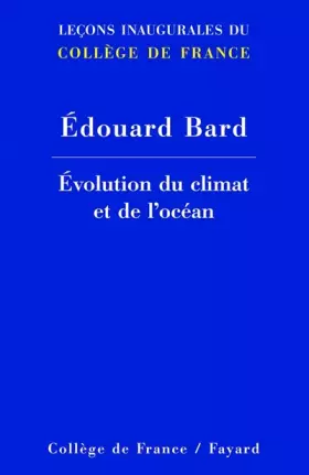 Couverture du produit · Évolution du climat et de l'océan