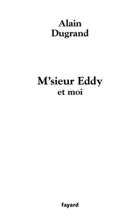 Couverture du produit · M'sieur Eddy