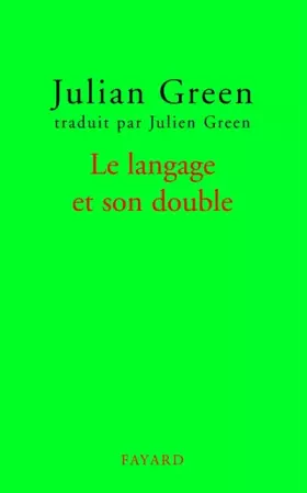 Couverture du produit · Le langage et son double