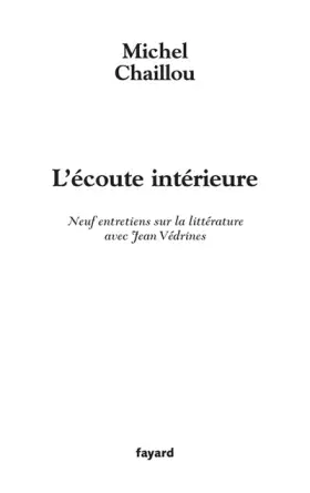 Couverture du produit · L'Ecoute intérieure