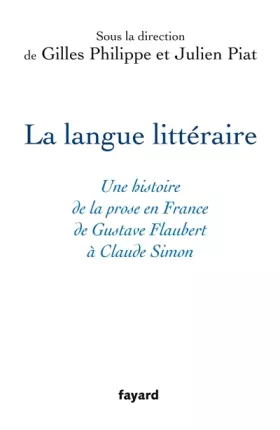 Couverture du produit · La langue littéraire
