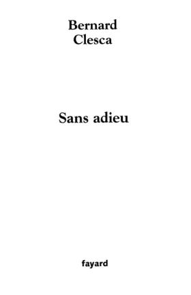 Couverture du produit · Sans adieu