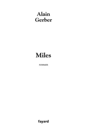 Couverture du produit · Miles