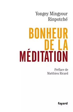 Couverture du produit · Bonheur de la méditation