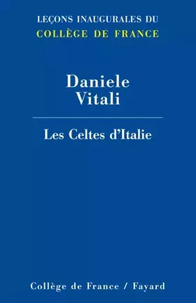 Couverture du produit · Les Celtes d'Italie