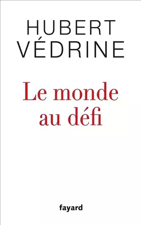 Couverture du produit · Le monde au défi