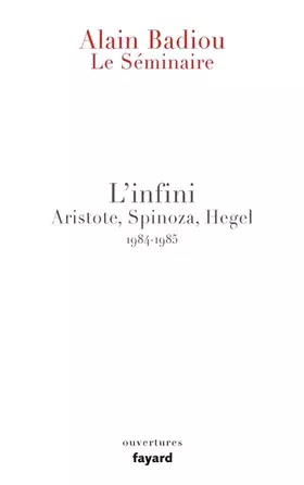 Couverture du produit · Le Séminaire - L'Infini.