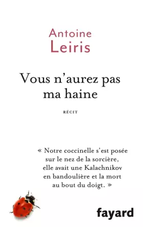 Couverture du produit · Vous n'aurez pas ma haine