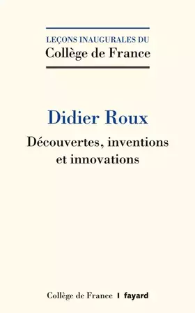 Couverture du produit · Découvertes, inventions et innovations