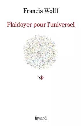 Couverture du produit · Plaidoyer pour l'universel