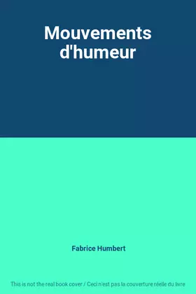 Couverture du produit · Mouvements d'humeur