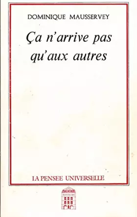 Couverture du produit · Ca n'arrive pas qu'aux autres