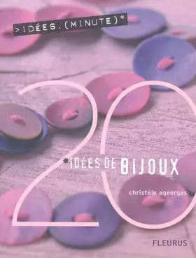 Couverture du produit · Bijoux - 20 idées minutes