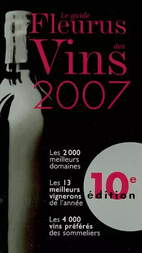 Couverture du produit · GUIDE FLEURUS DES VINS 2007