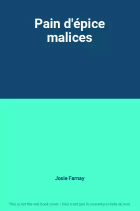 Couverture du produit · Pain d'épice malices