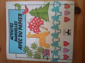 Couverture du produit · Activités manuelles avec du papier