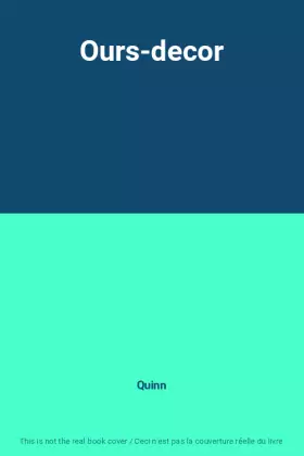Couverture du produit · Ours-decor