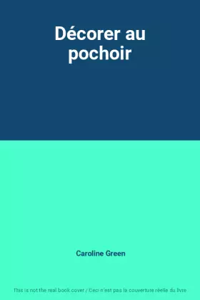 Couverture du produit · Décorer au pochoir