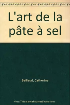 Couverture du produit · L'art de la pâte à sel