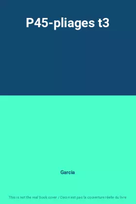 Couverture du produit · P45-pliages t3