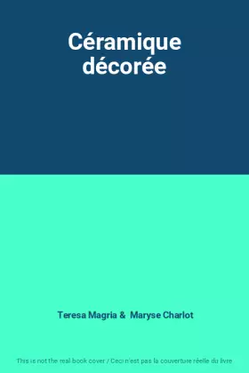 Couverture du produit · Céramique décorée