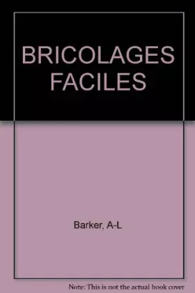 Couverture du produit · BRICOLAGES FACILES