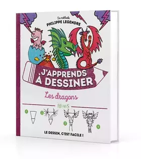 Couverture du produit · J'apprends à dessiner les dragons