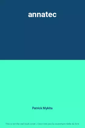 Couverture du produit · annatec