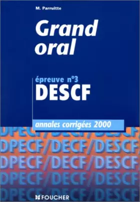 Couverture du produit · Annales 2000 : grand oral