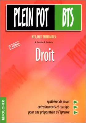 Couverture du produit · Droit : BTS, DUT tertiaires, 2e édition