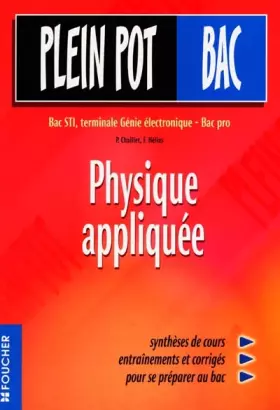 Couverture du produit · Physique appliquée : Terminale STI
