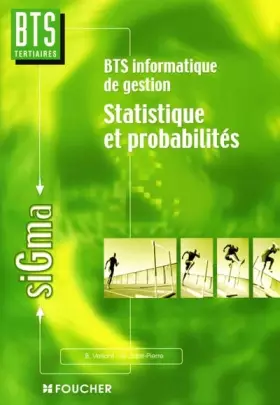 Couverture du produit · Statistique et probabilité : BTS Informatique de gestion