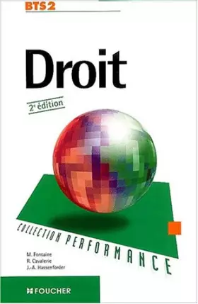 Couverture du produit · Droit Bts 2. 2eme Edition