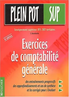 Couverture du produit · Exercices de comptabilité générale : 4ème édition