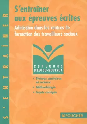 Couverture du produit · S'entraîner aux épreuves écrites