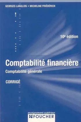 Couverture du produit · Comptabilité générale : Corrigé