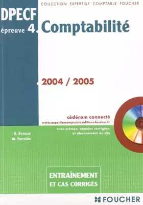 Couverture du produit · Comptabilité EP4, DPECF, 2004-2005 : Entraînement