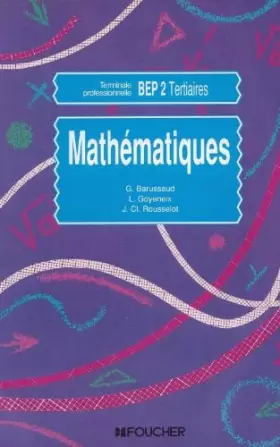 Couverture du produit · Mathematiques  terminale professionnelle  bep 2 tertiaires