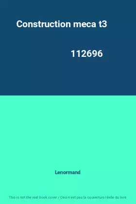 Couverture du produit · Construction meca t3                                                                          112696