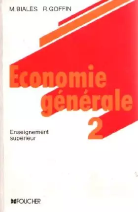 Couverture du produit · Economie generale, tome 2