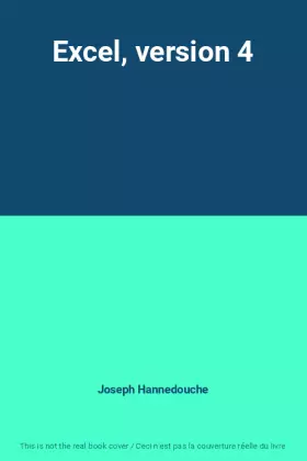 Couverture du produit · Excel, version 4