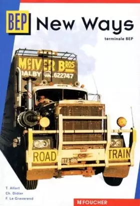 Couverture du produit · New ways: Anglais, terminale BEP