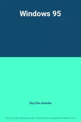 Couverture du produit · Windows 95