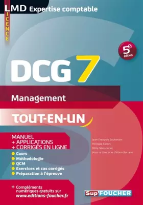 Couverture du produit · DCG 7 - Management Manuel et applications 5e édition