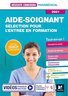 Couverture du produit · Aide-soignant - Sélection pour l'entrée en formation