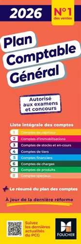 Couverture du produit · Plan comptable général - PCG - 2026