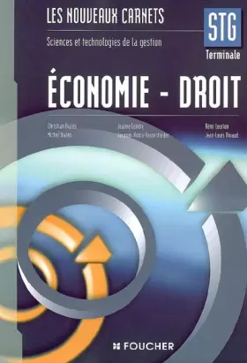 Couverture du produit · Economie- Droit Tle STG