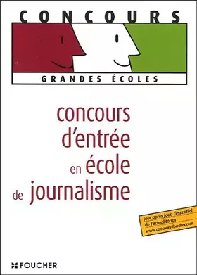 Couverture du produit · Concours d'entrée en école de journalisme